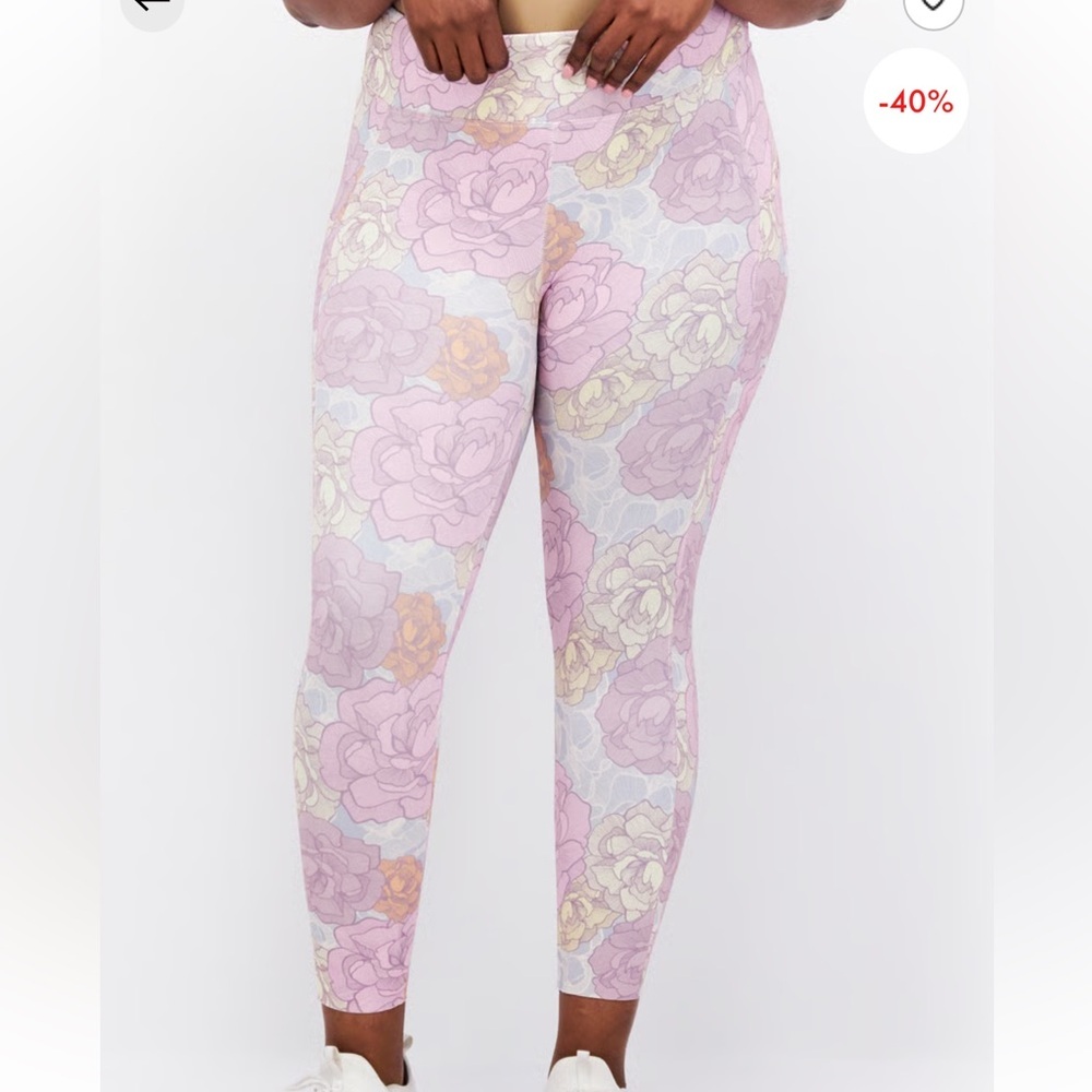 Dippin' Daisy's Floral Track Pants - Pink and Yellow
